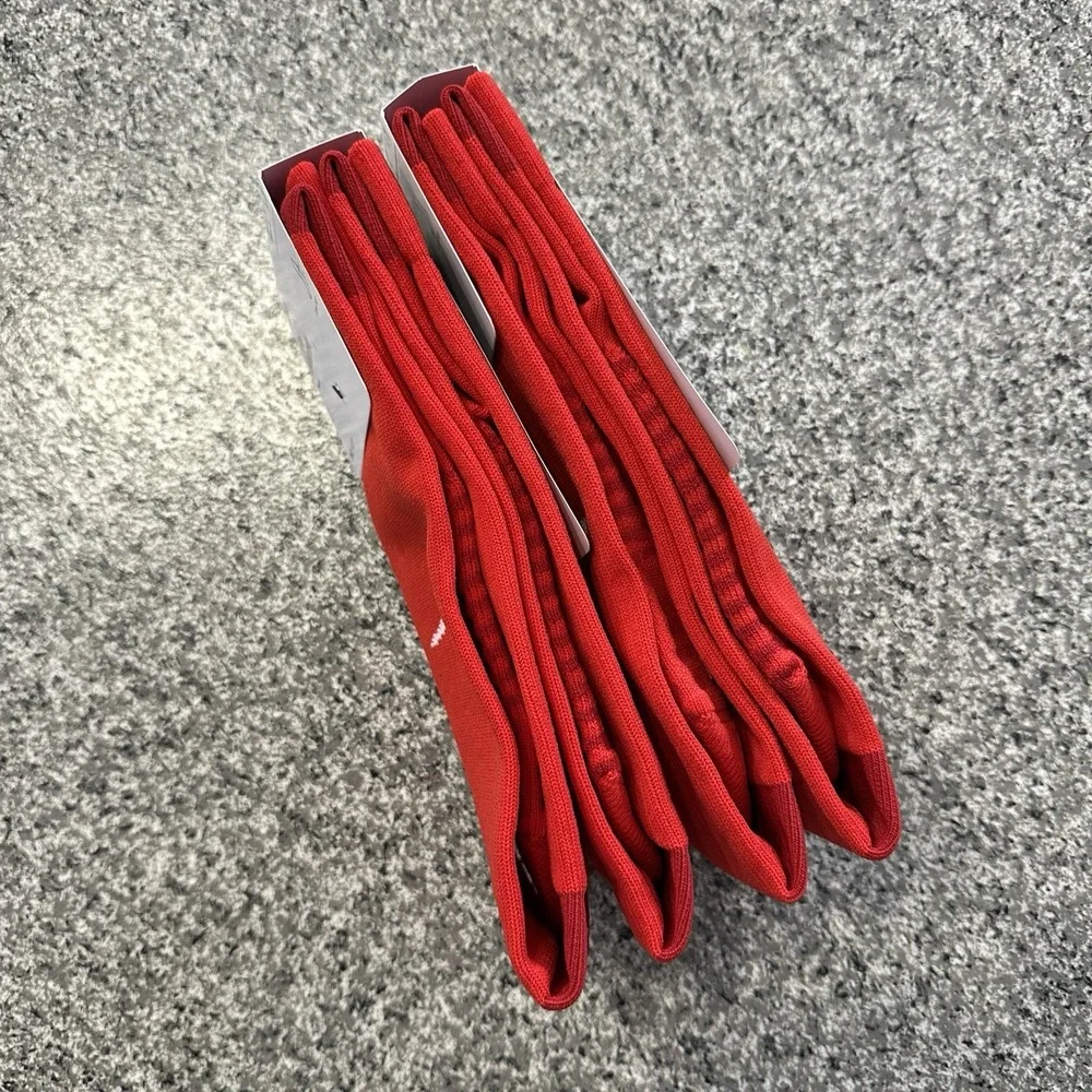 Nike Matchfit Soccer Socks Youth 3Y-5Y Womens 4-6 Red Knee High OTC DRI-FIT